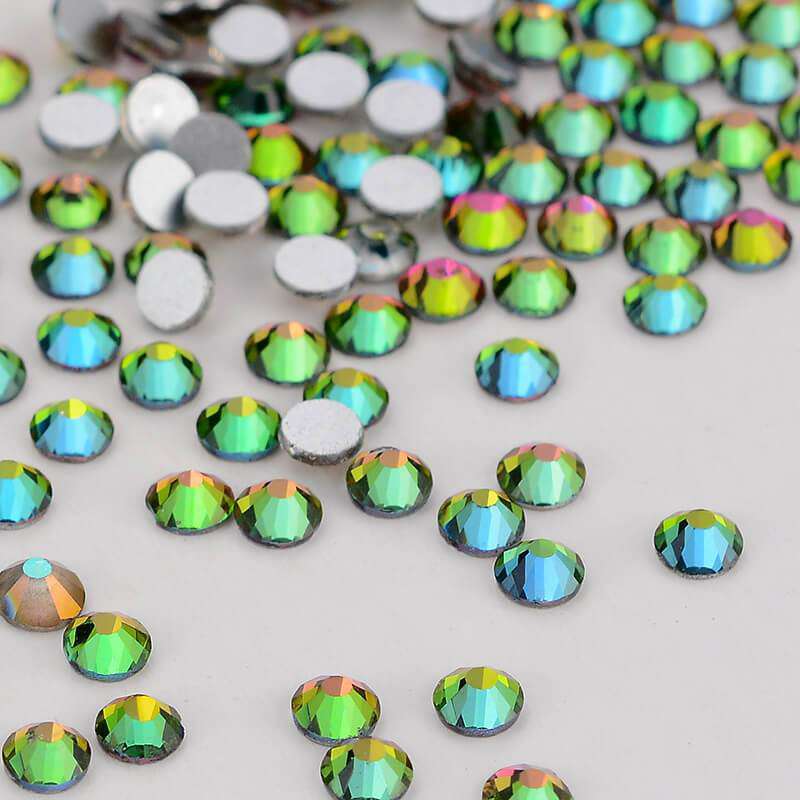Rainbow Glass FlatBack Rhinestones In Bulk WholesaleRhinestone