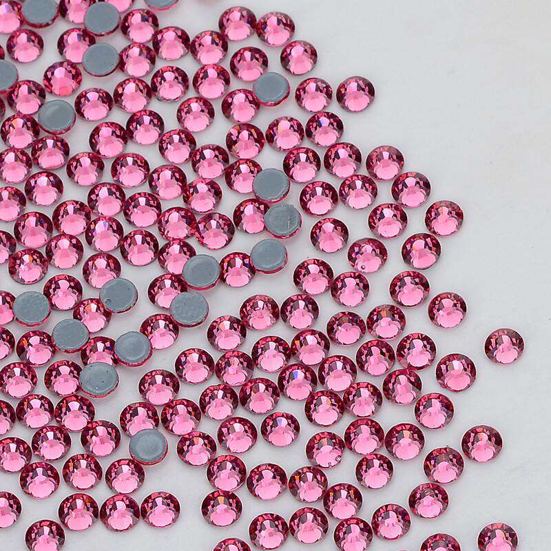 Rose Glass HotFix Rhinestones In Bulk WholesaleRhinestone