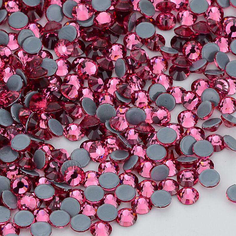 Rose Glass HotFix Rhinestones In Bulk Secondary image