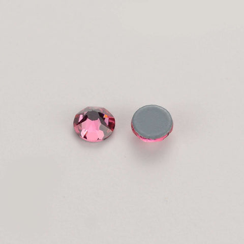 Rose Glass HotFix Rhinestones 16 Cut Facets WholesaleRhinestone
