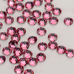 Rose Glass HotFix Rhinestones 16 Cut Facets In Bulk WholesaleRhinestone