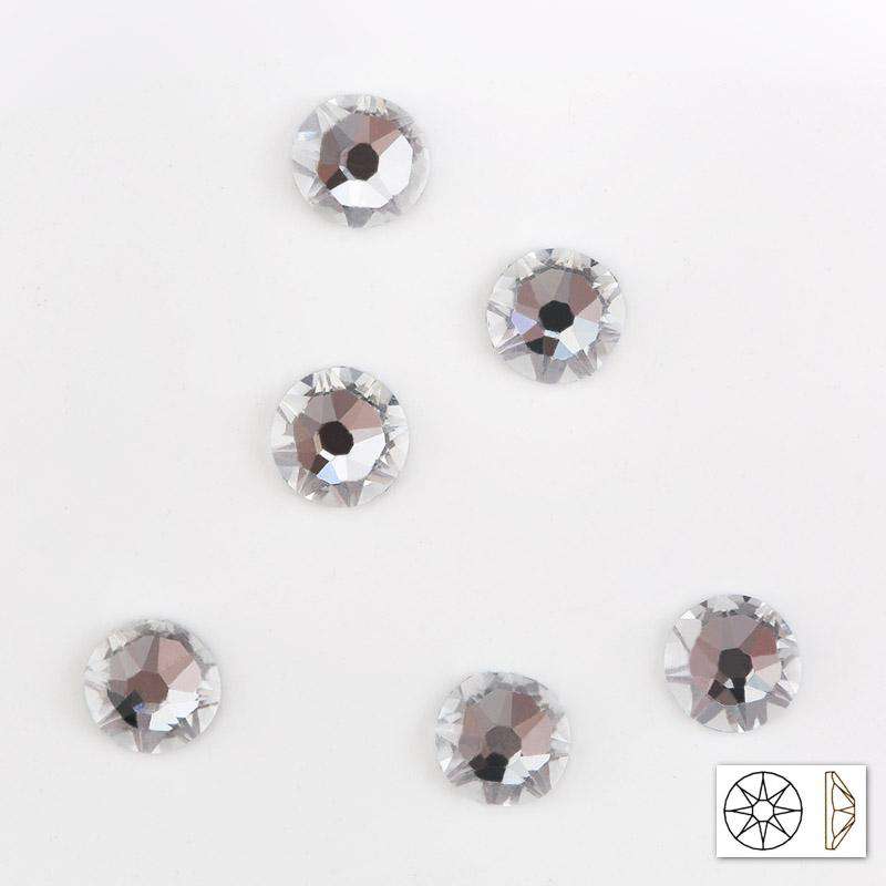 Crystal Glass Flat Back HotFix Rhinestones 16 Cut Facets WholesaleRhinestone