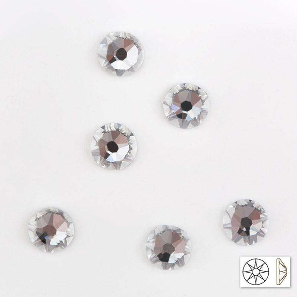 Crystal Glass Flat Back HotFix Rhinestones 16 Cut Facets WholesaleRhinestone