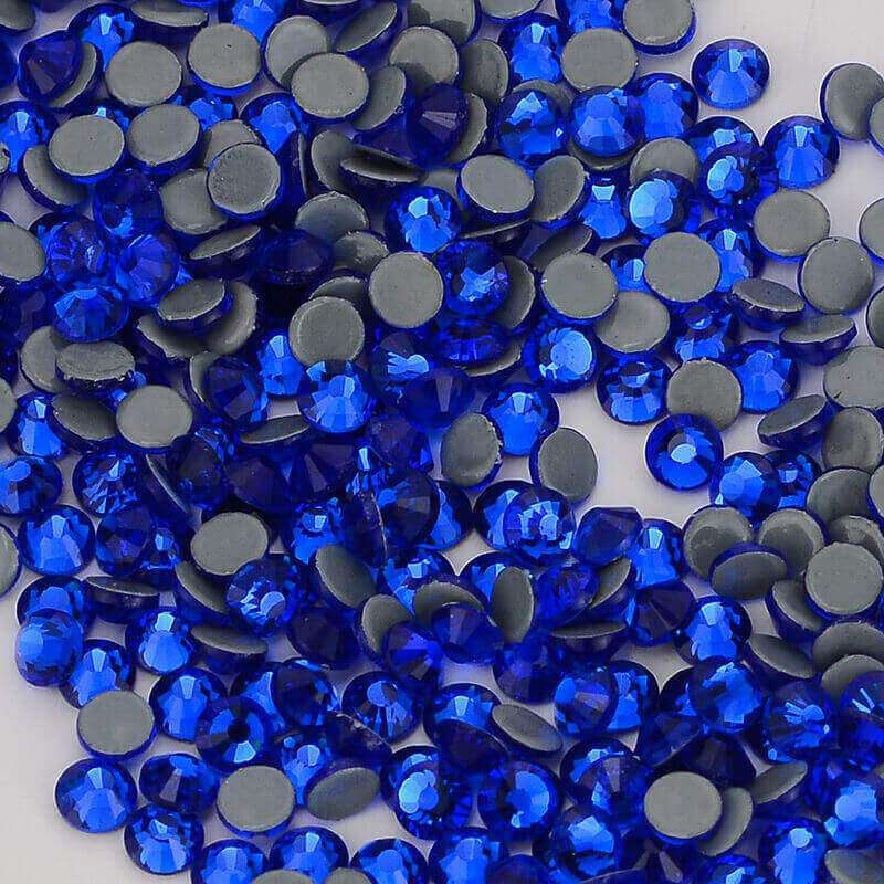 Sapphire Glass HotFix Rhinestones In Bulk WholesaleRhinestone Hauptbild