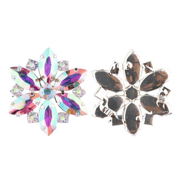 Sew-on Crystal AB Glass Rhinestone Applique RA619 WholesaleRhinestone