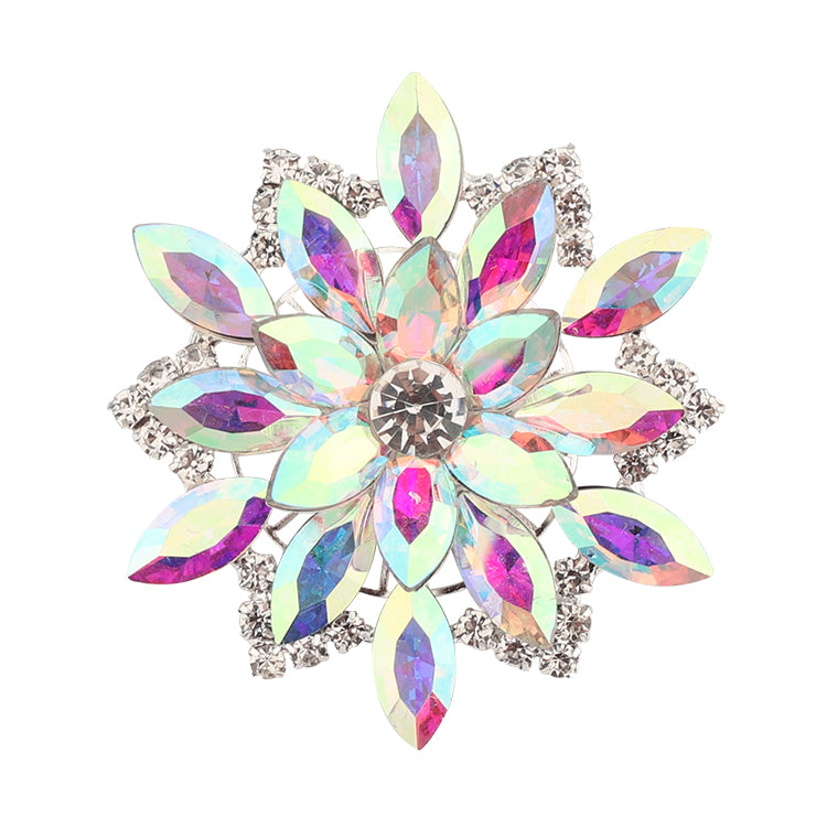 Sew-on Crystal AB Glass Rhinestone Applique RA678 WholesaleRhinestone メイン画像