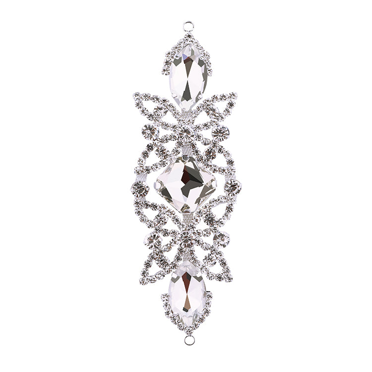 Sew-on Crystal  Glass Rhinestone Applique RA400 WholesaleRhinestone メイン画像
