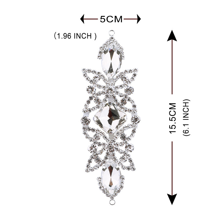 Sew-on Crystal  Glass Rhinestone Applique RA400 WholesaleRhinestone