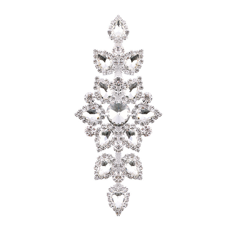 Sew-on Crystal  Glass Rhinestone Applique RA444 WholesaleRhinestone メイン画像