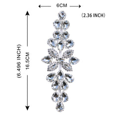 Sew-on Crystal Glass Rhinestone Applique RA564 WholesaleRhinestone