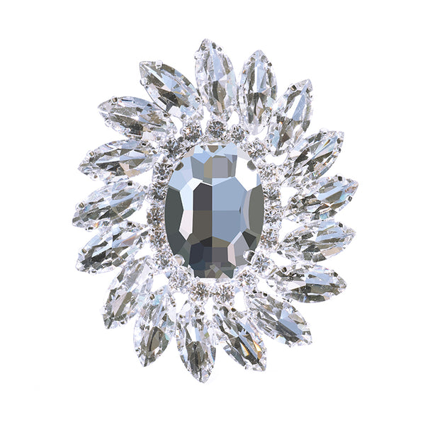 Sew-on Crystal Glass Rhinestone Applique RA596 WholesaleRhinestone