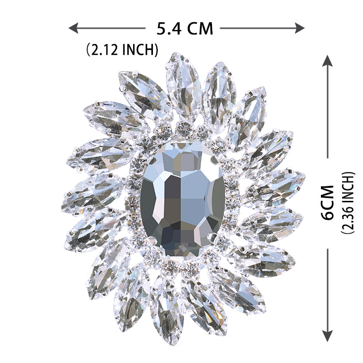 Sew-on Crystal Glass Rhinestone Applique RA596 WholesaleRhinestone