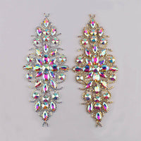 Sew-on Crystal AB  Glass Rhinestone Applique RA427 WholesaleRhinestone