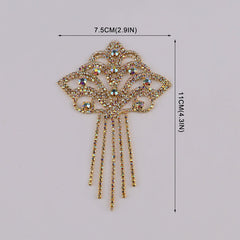 Sew-on Crystal AB  Glass Rhinestone Applique RA644 WholesaleRhinestone