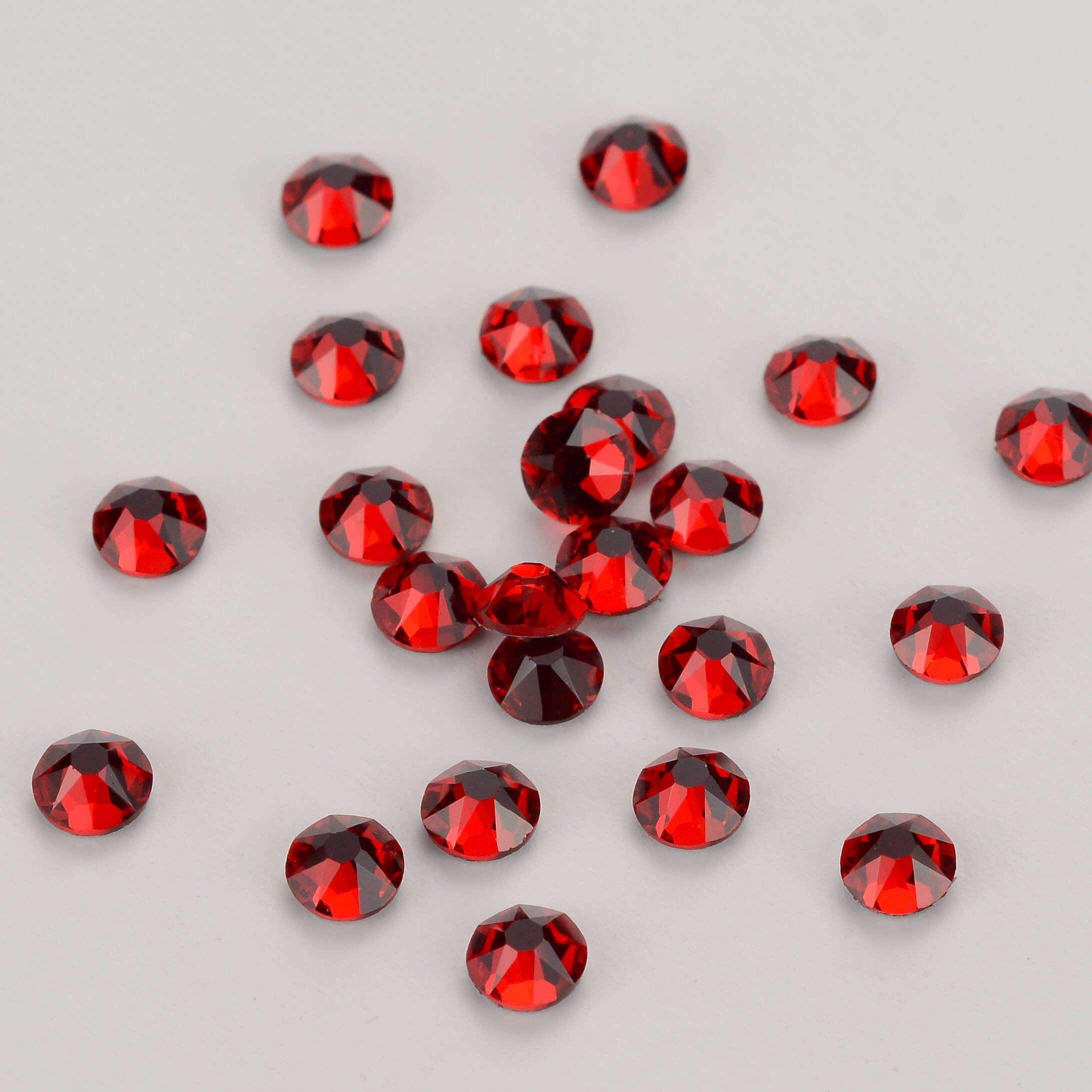 Siam Glass HotFix Rhinestones 16 Cut Facets In Bulk WholesaleRhinestone