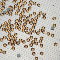 Smoked Topaz Glass HotFix Rhinestones In Bulk WholesaleRhinestone