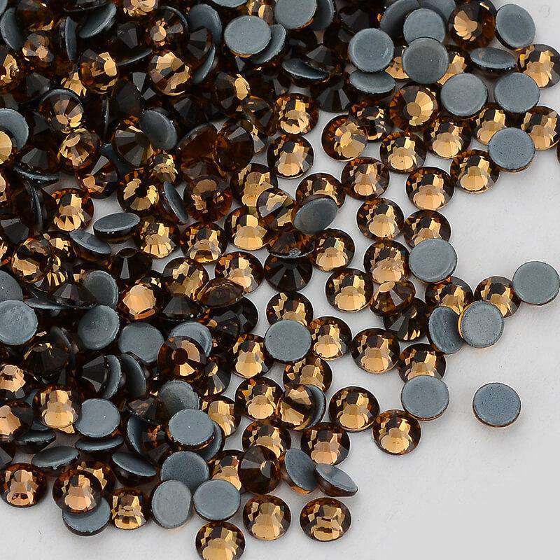 Smoked Topaz Glass HotFix Rhinestones In Bulk Secondary image