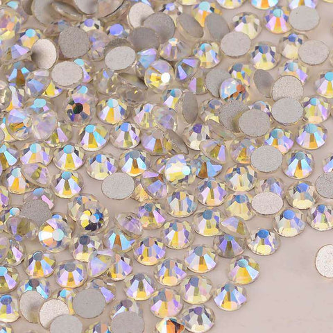 Starry Sky Glass FlatBack Rhinestones Silver Back WholesaleRhinestone Main image