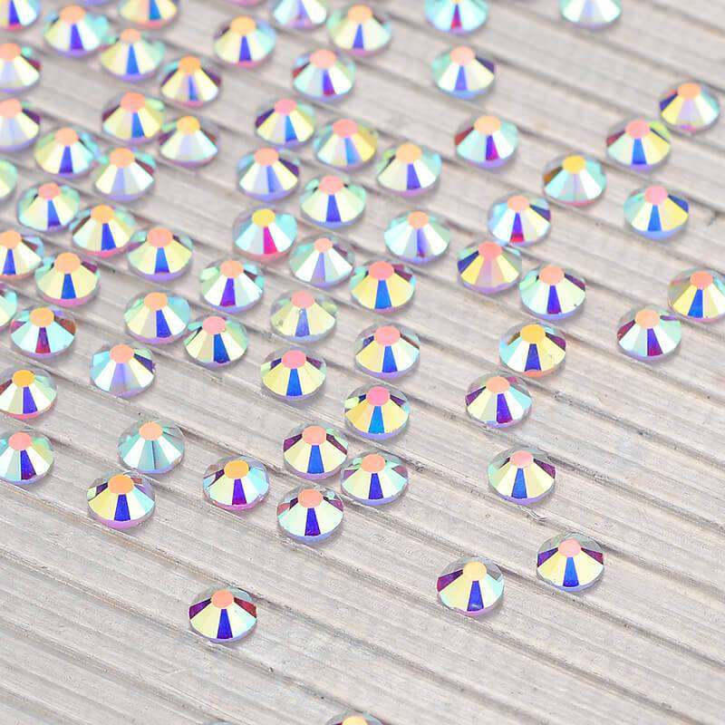 Crystal AB Unfoiled Flatback Rhinestones Mixed sizes – Tulip Real Deal