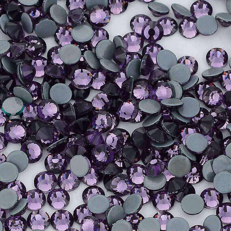 Tanzanite Glass HotFix Rhinestones In Bulk WholesaleRhinestone