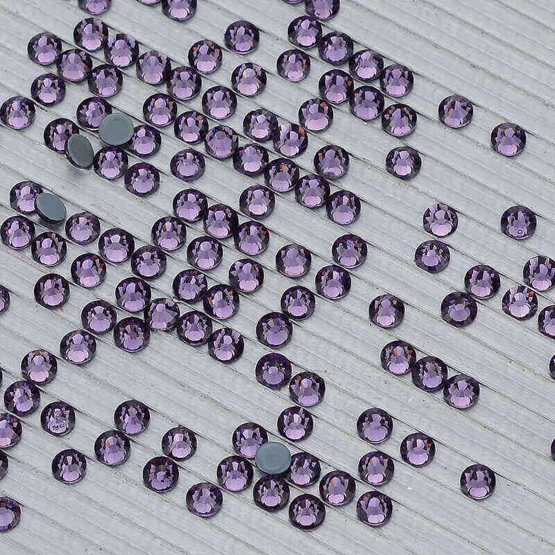 Tanzanite Glass HotFix Rhinestones Secondary image