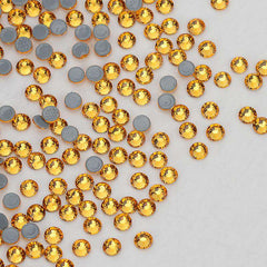 Topaz Glass HotFix Rhinestones In Bulk WholesaleRhinestone