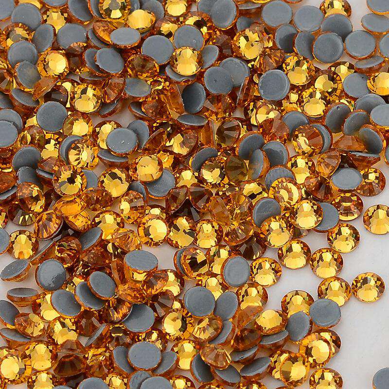 Topaz Glass HotFix Rhinestones WholesaleRhinestone