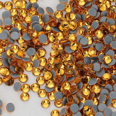 Topaz Glass HotFix Rhinestones WholesaleRhinestone