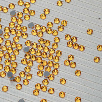 Topaz Glass HotFix Rhinestones In Bulk WholesaleRhinestone