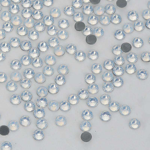 Vita Opal Glass Hotfix Rhinestones Sekundär produktbild