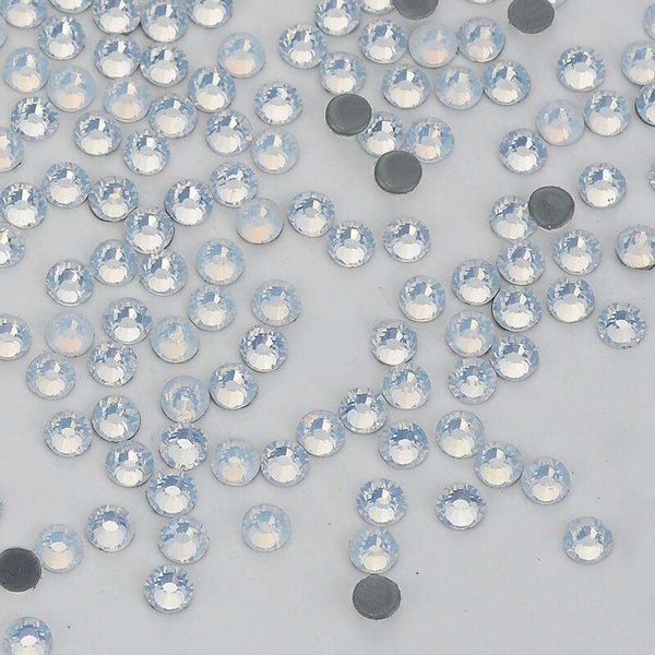 White Opal Glass HotFix Rhinestones WholesaleRhinestone