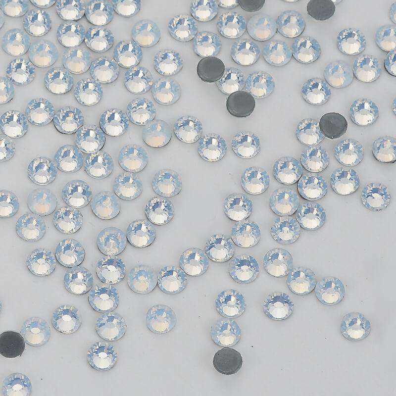 White Opal Glass HotFix Rhinestones In Bulk WholesaleRhinestone