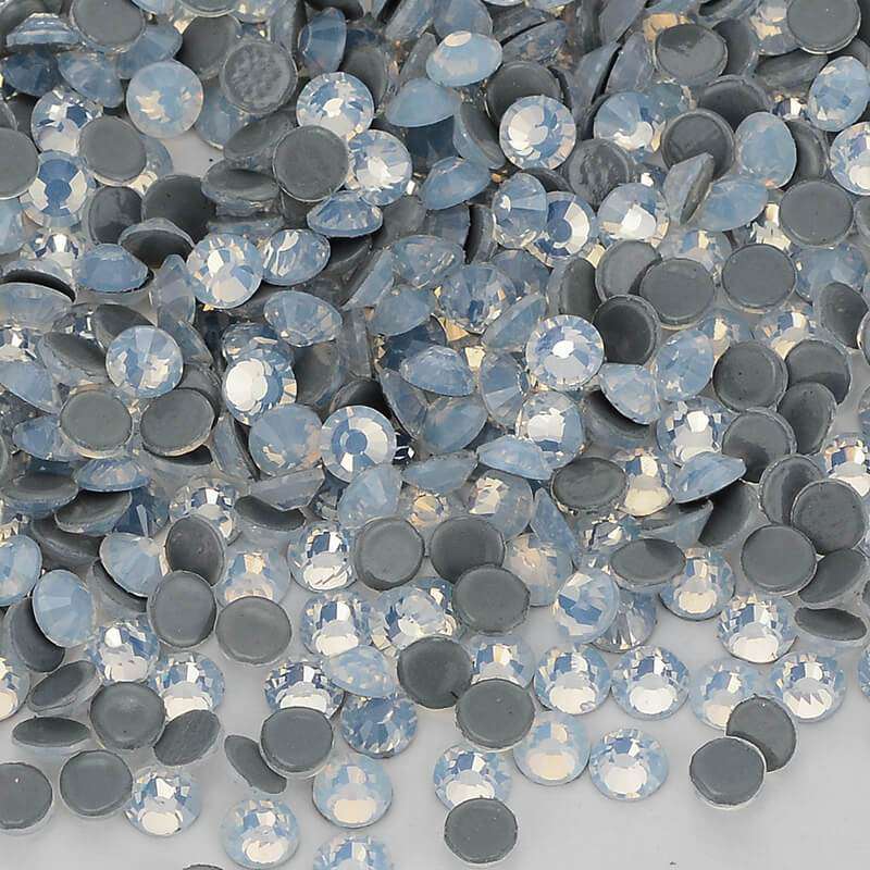White Opal Glass HotFix Rhinestones In Bulk Secondary image