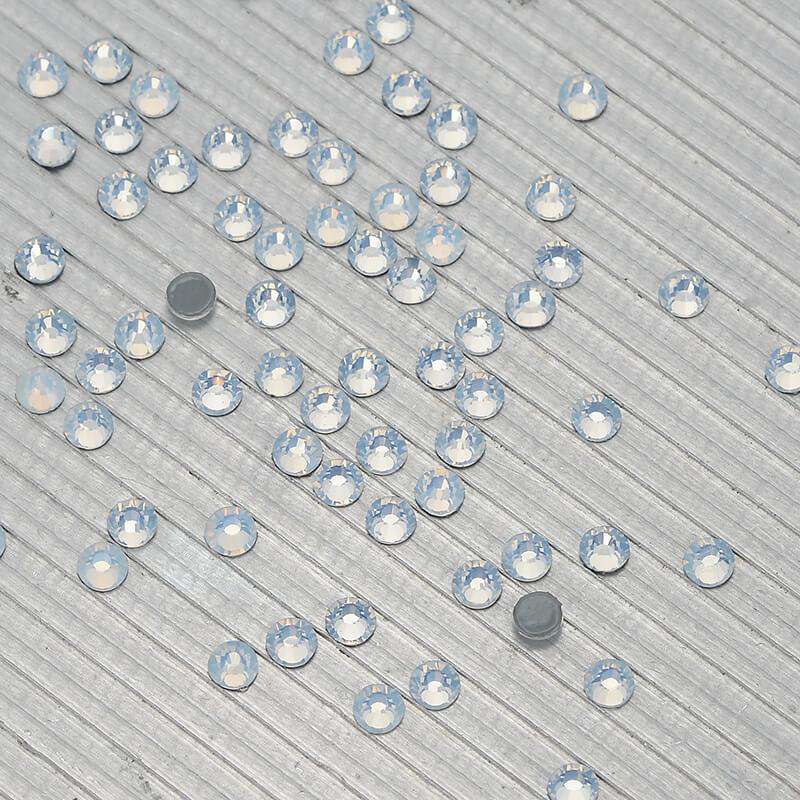 White Opal Glass HotFix Rhinestones WholesaleRhinestone