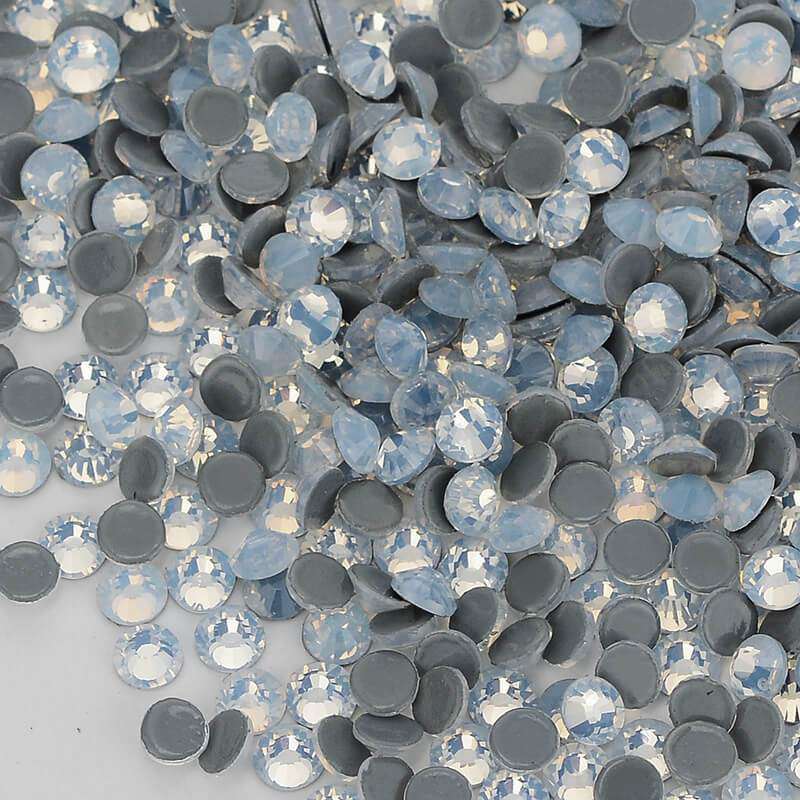 White Opal Glass HotFix Rhinestones WholesaleRhinestone