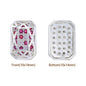 Octagon Shape Silver Plated High-Quality Sew-on Alloy Charms Inlaid Cubic Zirconia