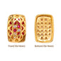 Cushion Rectangle Shape Golden Plated High-Quality Sew-on Alloy Charms Inlaid Cubic Zirconia