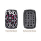 Cushion Rectangle Shape Hematite Plated High-Quality Sew-on Alloy Charms Inlaid Cubic Zirconia WholesaleRhinestone