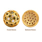 Round Shape Golden Plated High-Quality Sew-on Alloy Charms Inlaid Cubic Zirconia WholesaleRhinestone