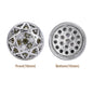 Round Shape Imitation Rhodium Plated High-Quality Sew-on Alloy Charms Inlaid Cubic Zirconia WholesaleRhinestone