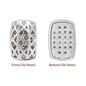 Cushion Rectangle Shape Silver Plated High-Quality Sew-on Alloy Charms Inlaid Cubic Zirconia WholesaleRhinestone
