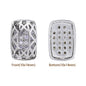 Mixed Colors Cushion Rectangle Shape Imitation Rhodium Plated High-Quality Sew-on Alloy Charms Inlaid Cubic Zirconia WholesaleRhinestone