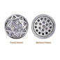 Round Shape Imitation Rhodium Plated High-Quality Sew-on Alloy Charms Inlaid Cubic Zirconia WholesaleRhinestone