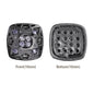 Cushion Square Shape Hematite Plated High-Quality Sew-on Alloy Charms Inlaid Cubic Zirconia WholesaleRhinestone