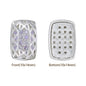 Cushion Rectangle Shape Silver Plated High-Quality Sew-on Alloy Charms Inlaid Cubic Zirconia WholesaleRhinestone
