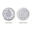 Round Shape Silver Plated High-Quality Sew-on Alloy Charms Inlaid Cubic Zirconia WholesaleRhinestone