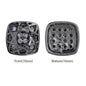Cushion Square Shape Hematite Plated High-Quality Sew-on Alloy Charms Inlaid Cubic Zirconia WholesaleRhinestone