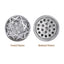Round Shape Imitation Rhodium Plated High-Quality Sew-on Alloy Charms Inlaid Cubic Zirconia WholesaleRhinestone