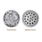 Round Shape Imitation Rhodium Plated High-Quality Sew-on Alloy Charms Inlaid Cubic Zirconia WholesaleRhinestone