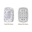 Cushion Rectangle Shape Silver Plated High-Quality Sew-on Alloy Charms Inlaid Cubic Zirconia WholesaleRhinestone